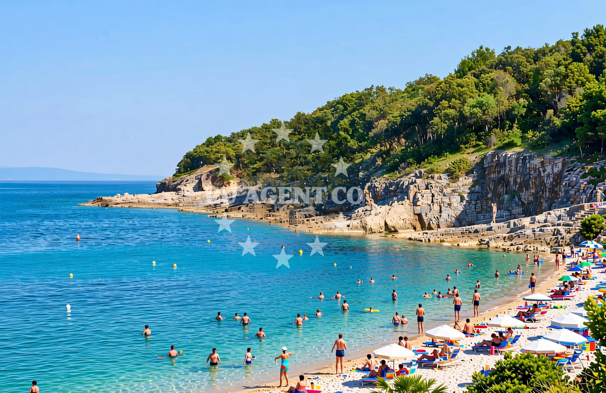 Additional view of Peruški: beaches and coves (3) in Peruški