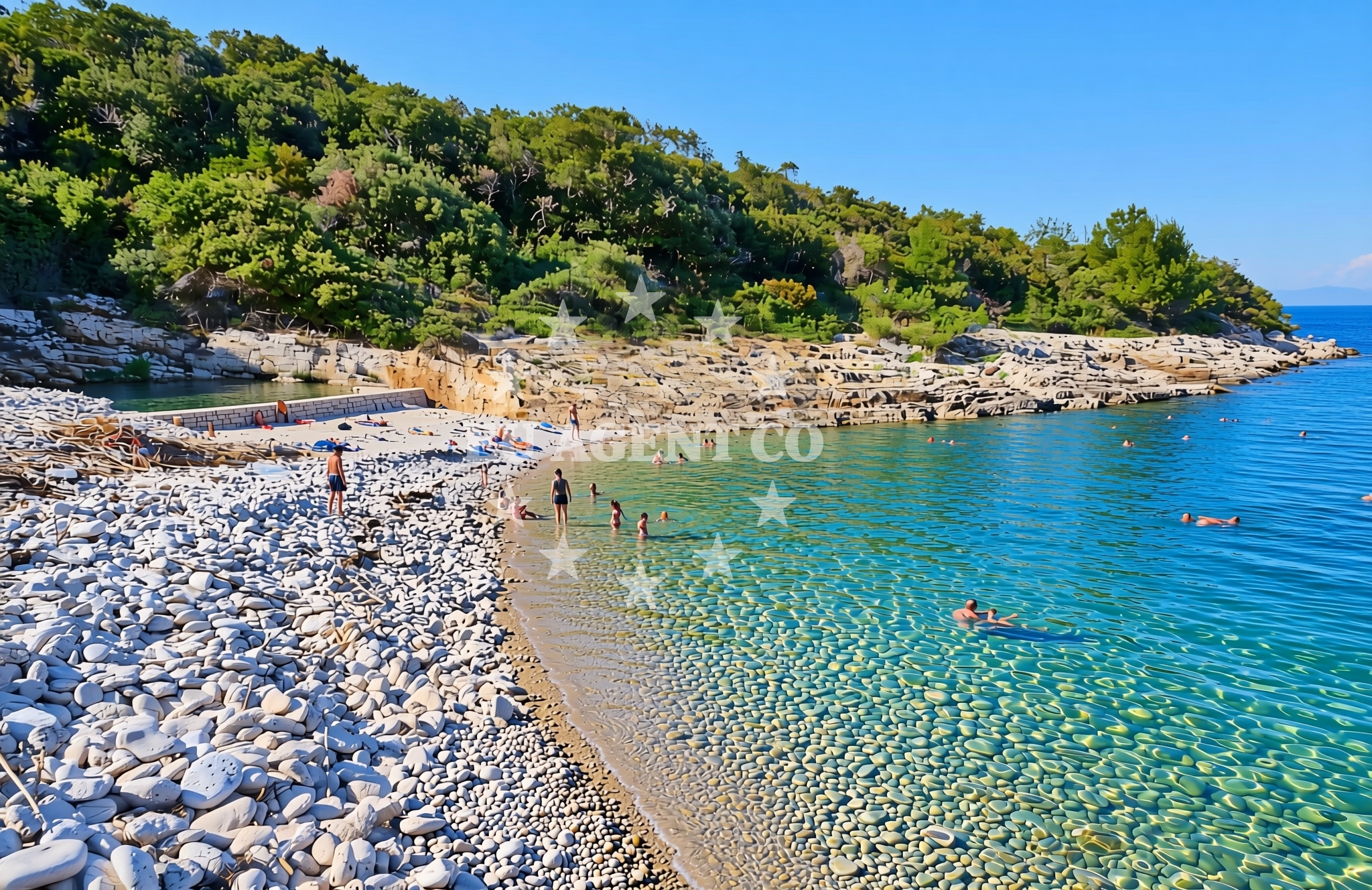 Additional view of Peruški: beaches and coves (3) in Peruški