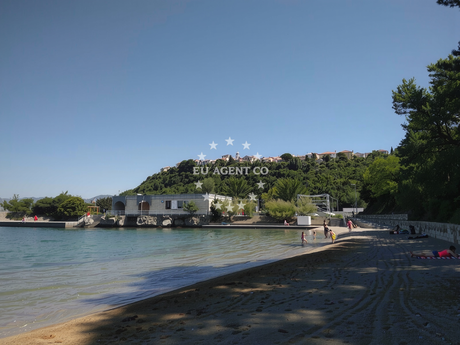 Additional view of Pesja beach in Riva pape Ivana Pavla II 7, Omišalj