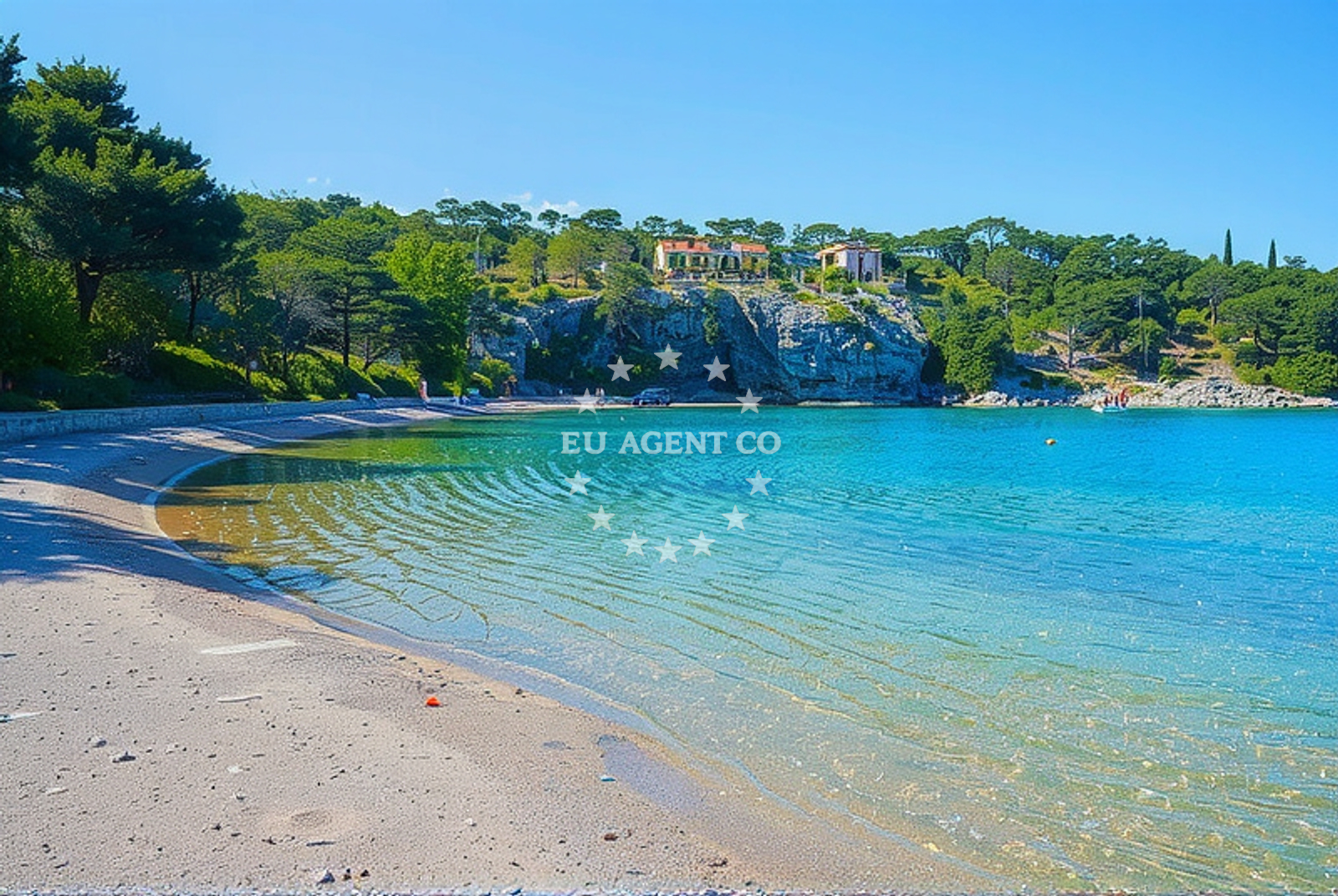 Additional view of Pesja beach in Riva pape Ivana Pavla II 7, Omišalj