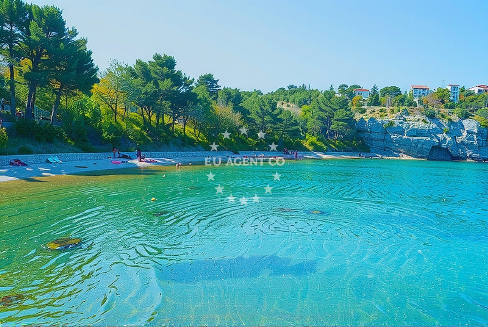 Additional view of Pesja beach in Riva pape Ivana Pavla II 7, Omišalj