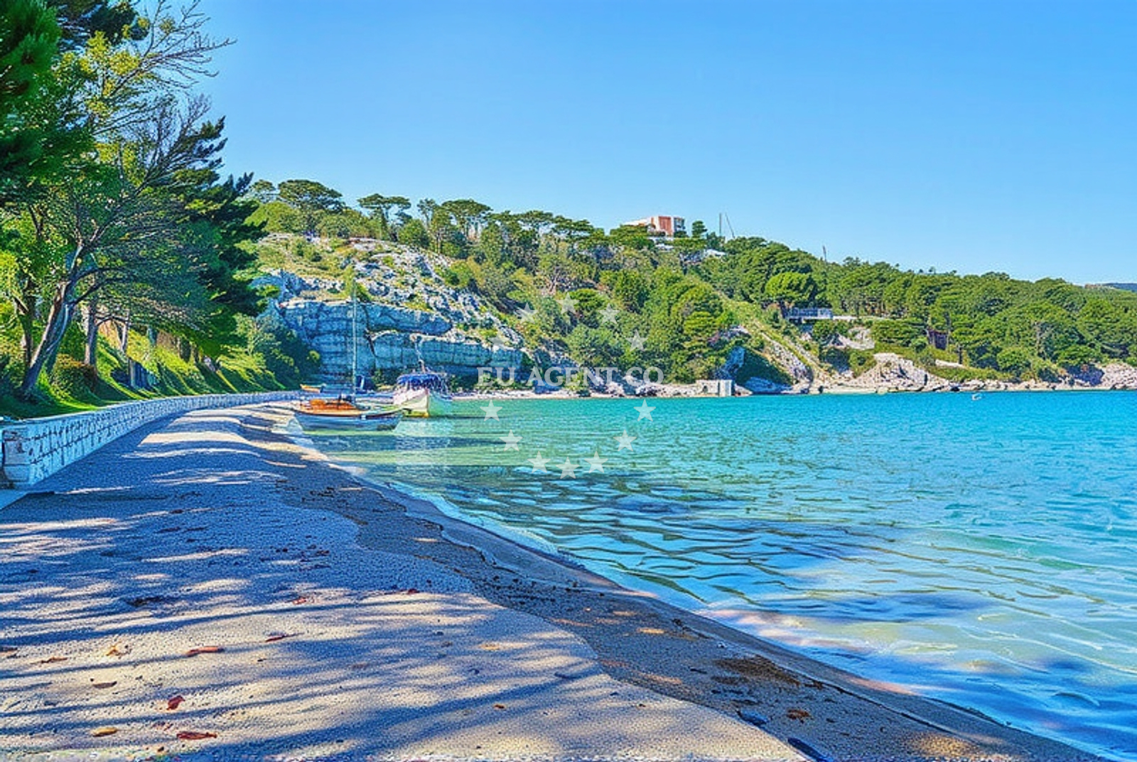 Additional view of Pesja beach in Riva pape Ivana Pavla II 7, Omišalj