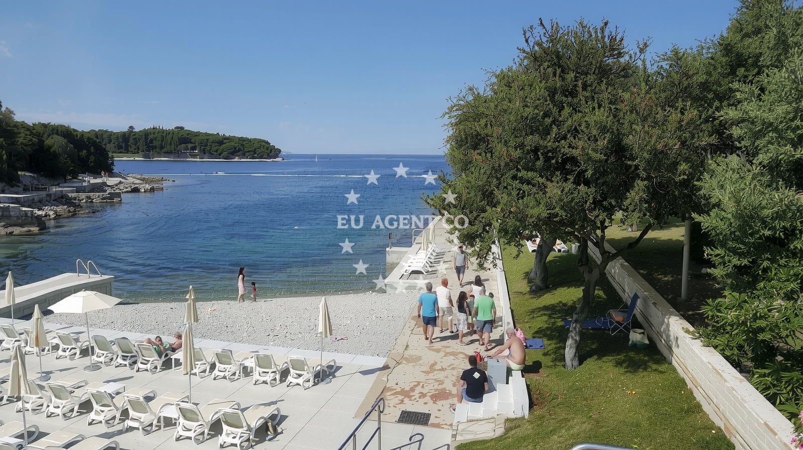 Additional view of Petalon beach in Petalon, Vrsar