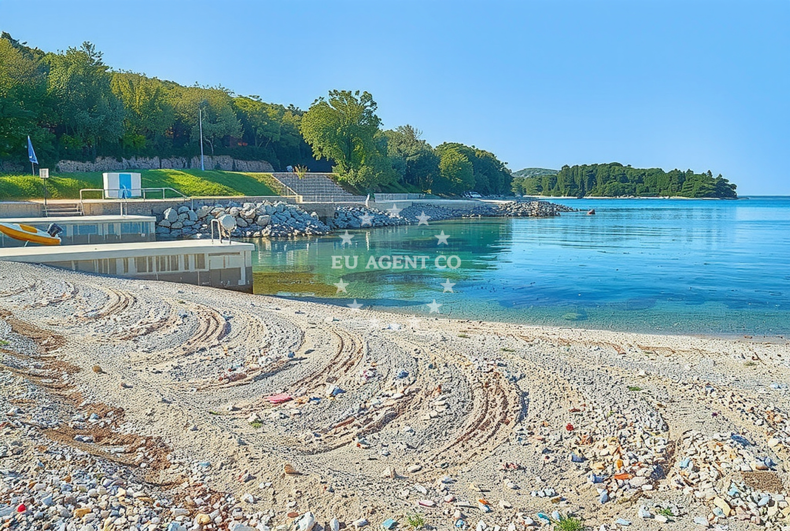 Additional view of Petalon beach in Petalon, Vrsar