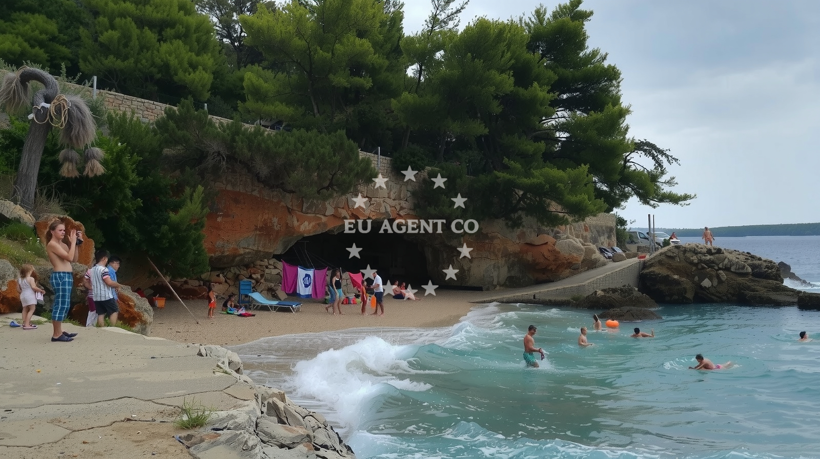 Additional view of Petarcica beach in Zavala 188 ground floor, Zavala