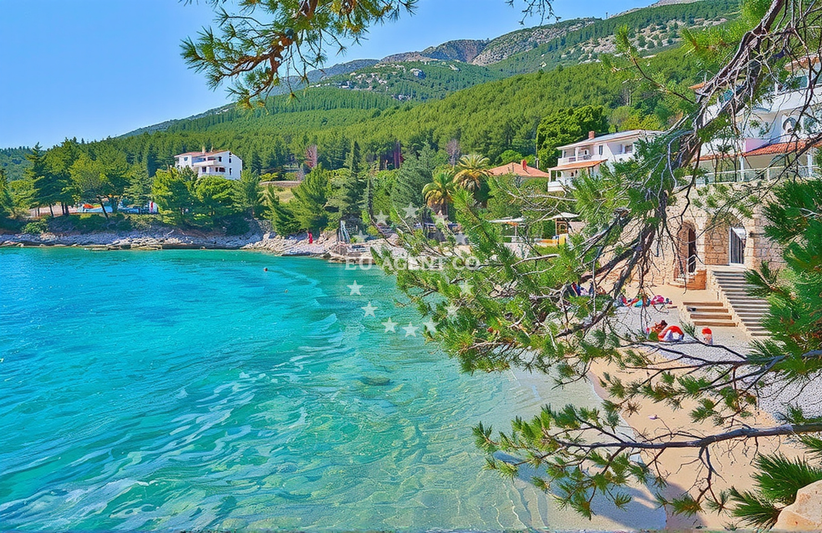 Additional view of Petarcica beach in Zavala 188 ground floor, Zavala