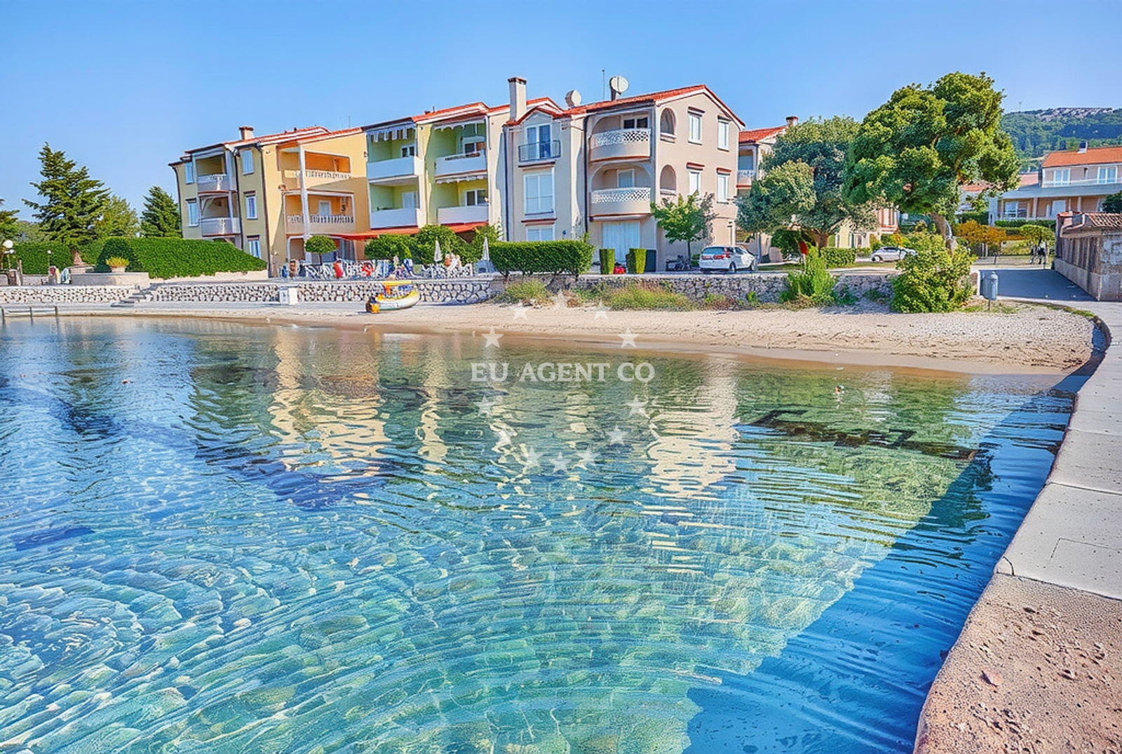 Additional view of Petrac beach in 598 Banjol, Rab