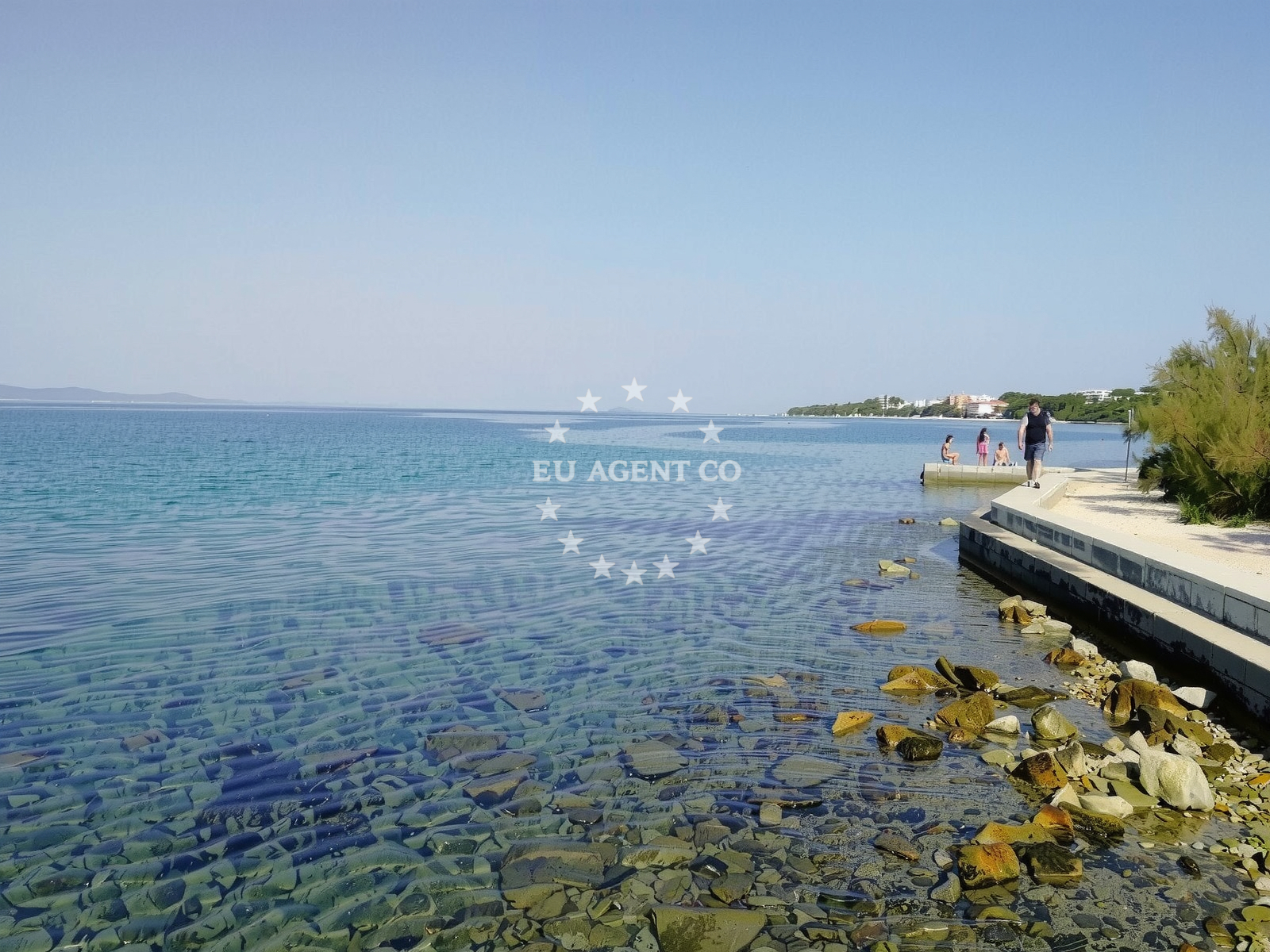 Additional view of Petrcane beach in , Petrcane