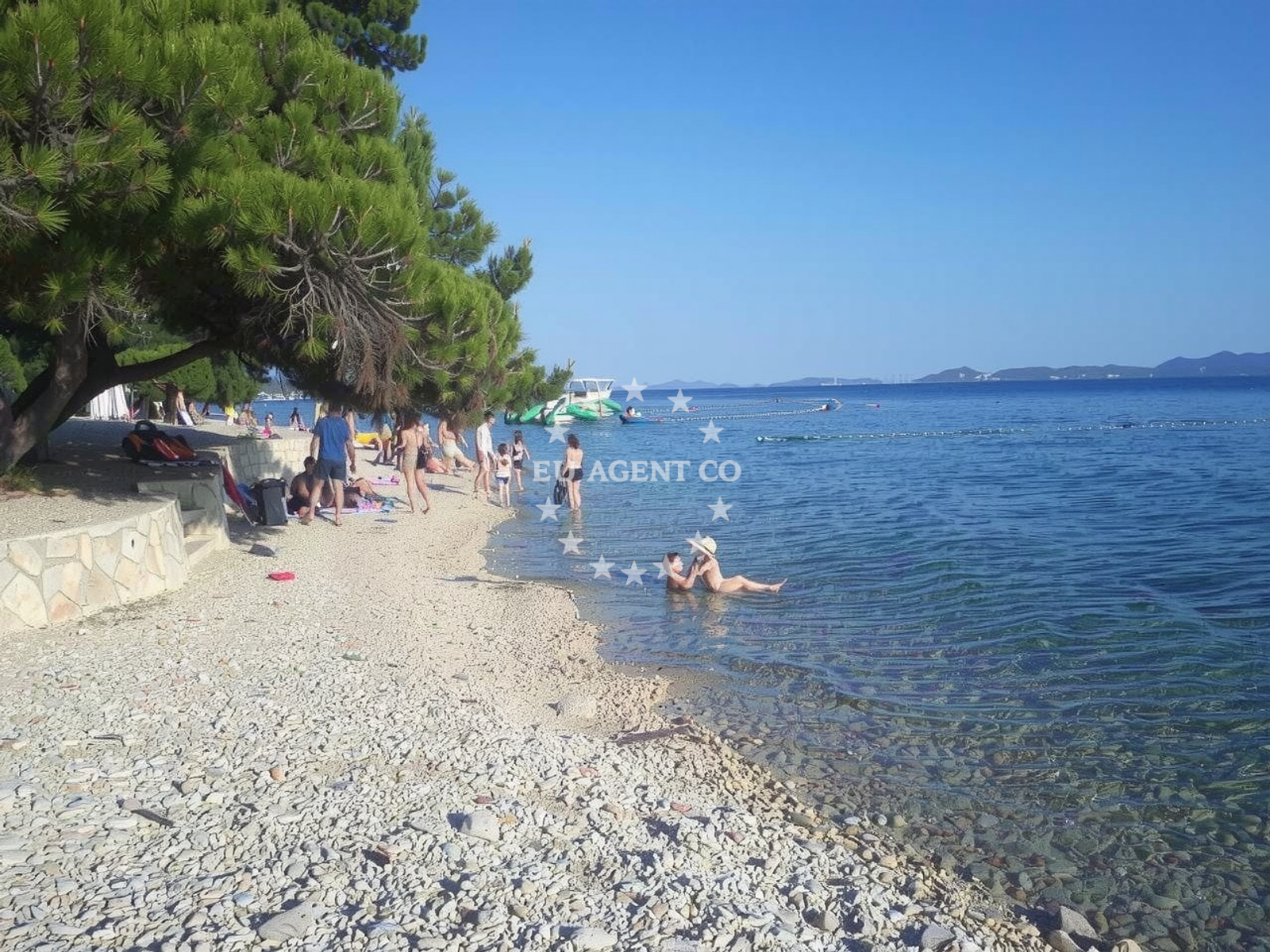 Additional view of Petrcane beach in , Petrcane