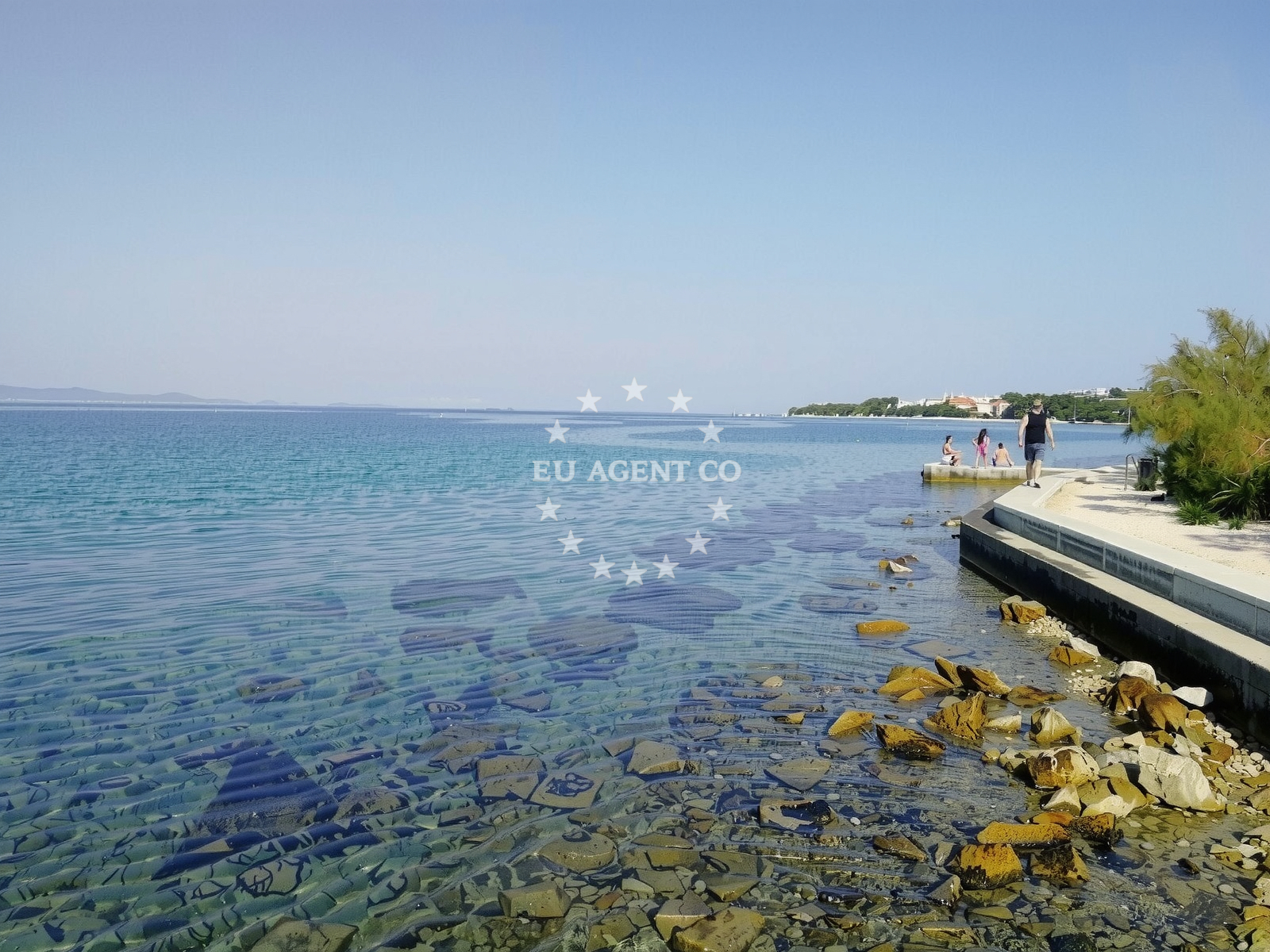 Additional view of Petrcane beach in , Petrcane