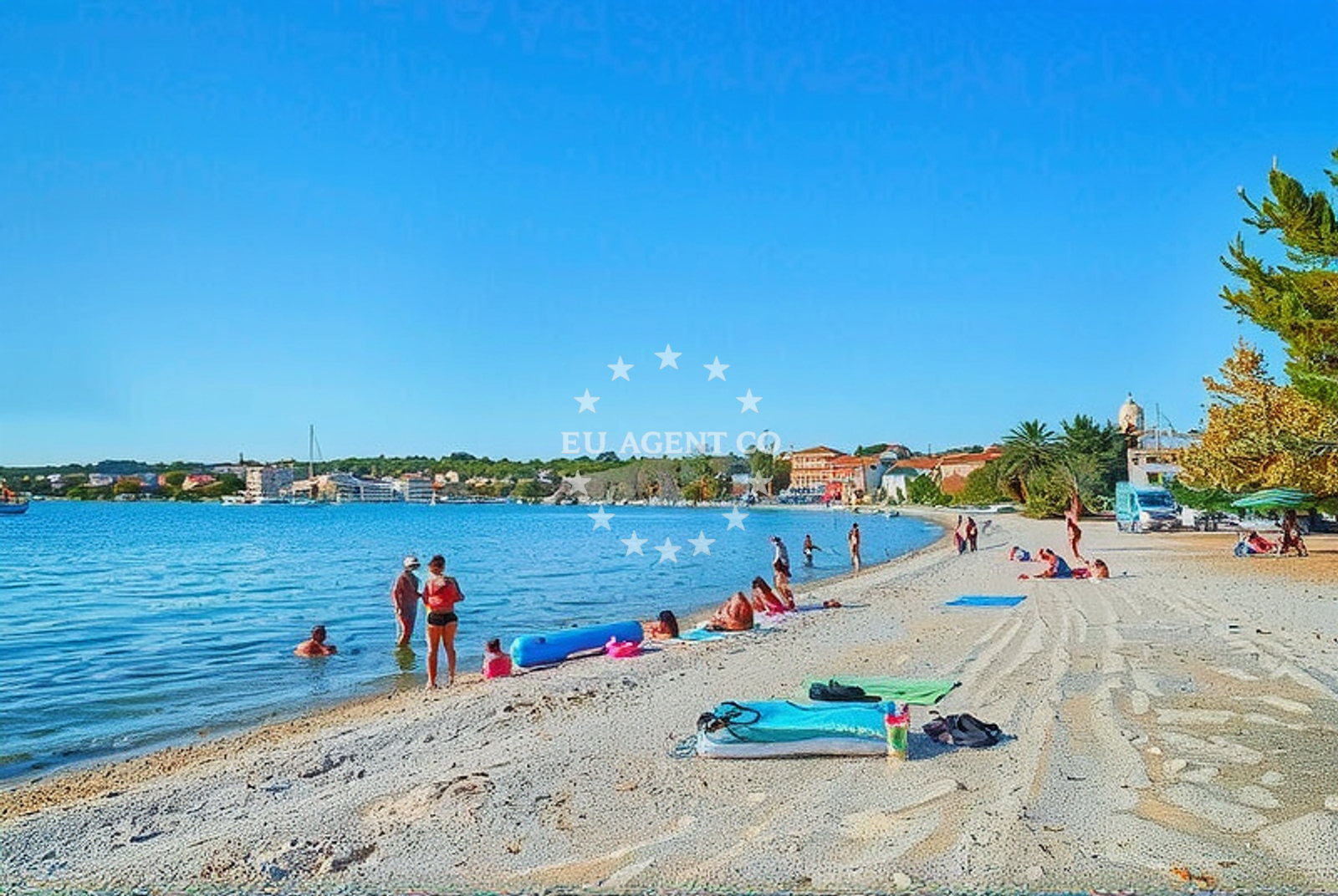 Additional view of Petrcane beach in , Petrcane