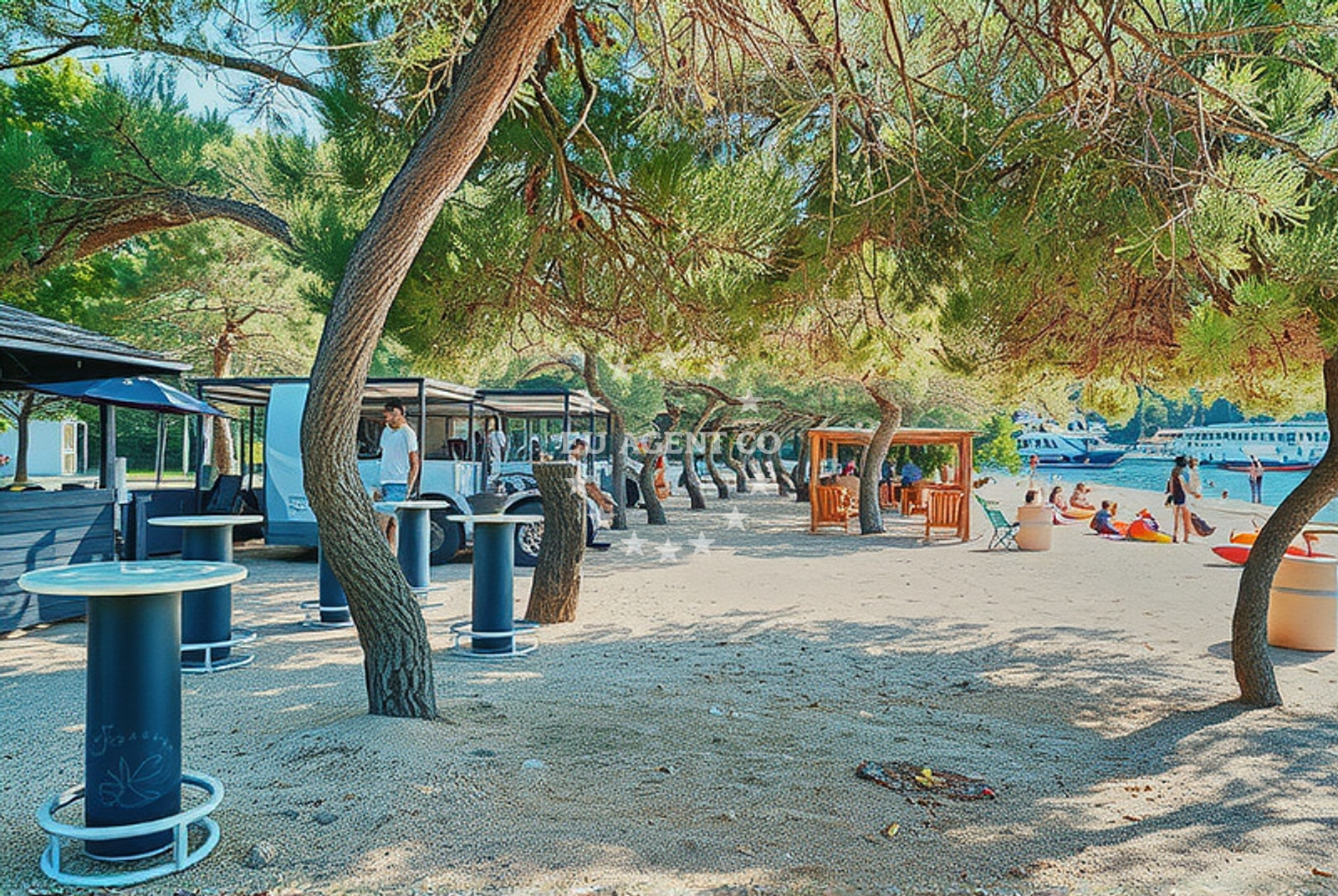 Additional view of Petrcane beach in , Petrcane