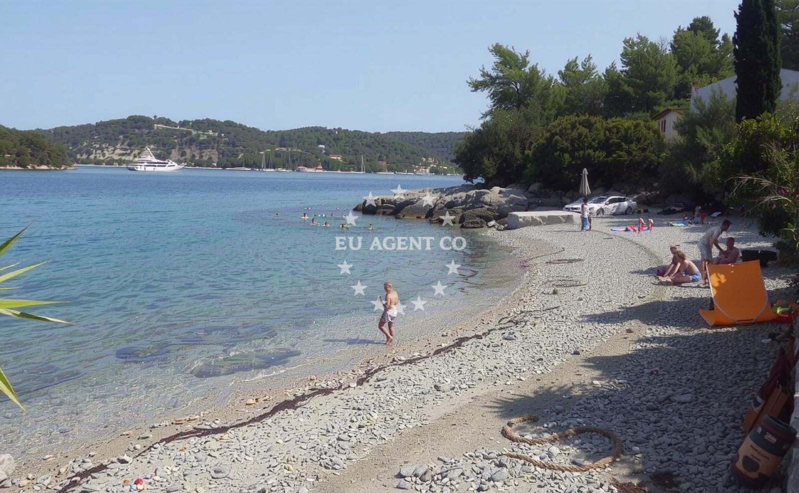 Additional view of Picena beach in picena 9, Vela Luka