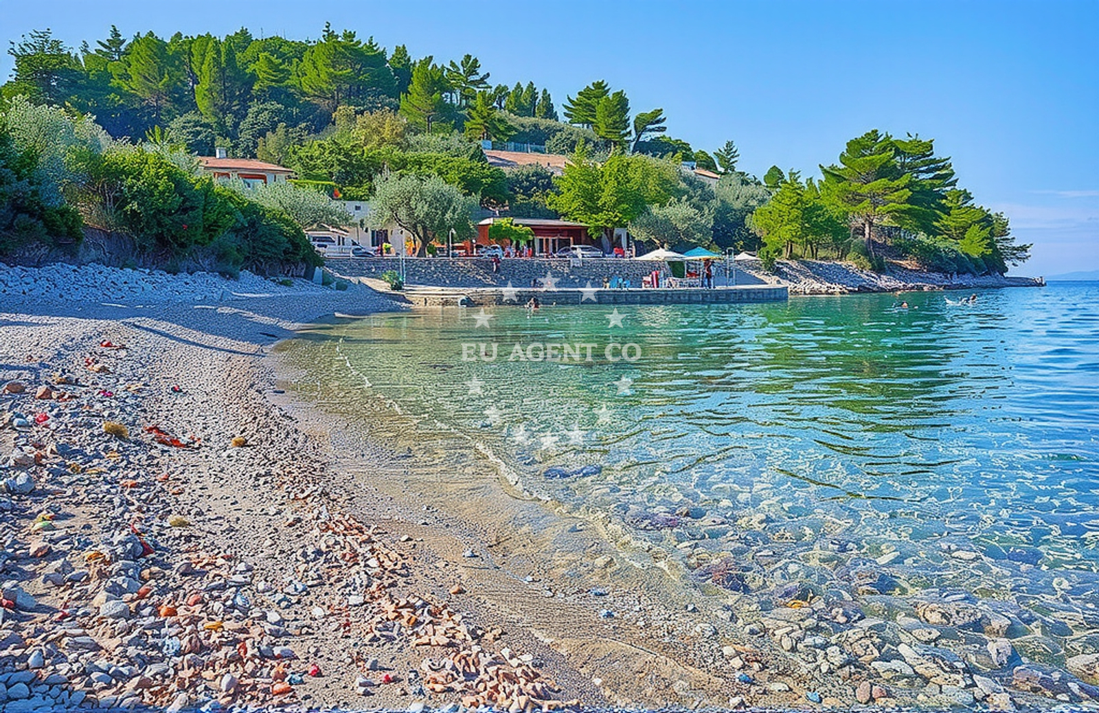 Additional view of Picena beach in picena 9, Vela Luka