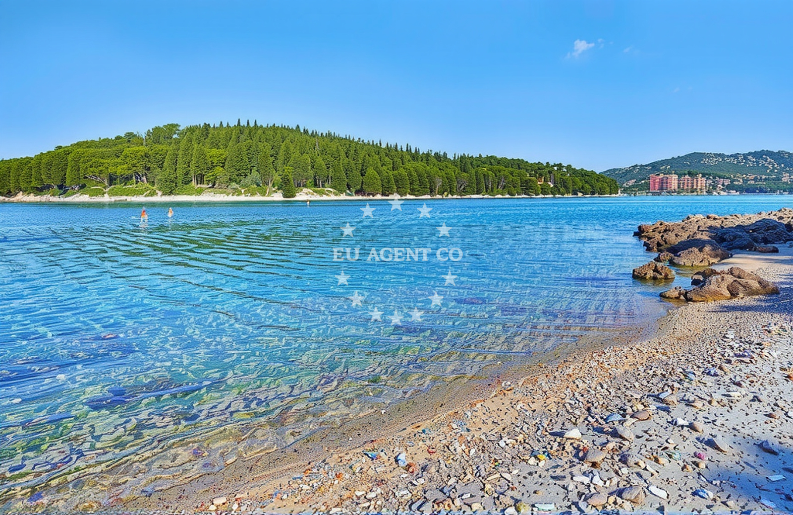 Additional view of Picena beach in picena 9, Vela Luka