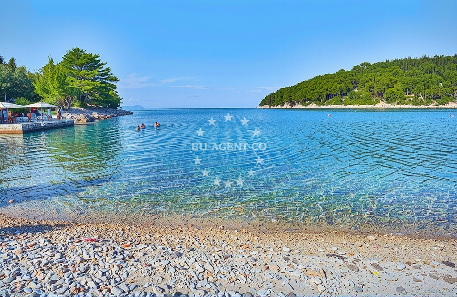 Additional view of Picena beach in picena 9, Vela Luka