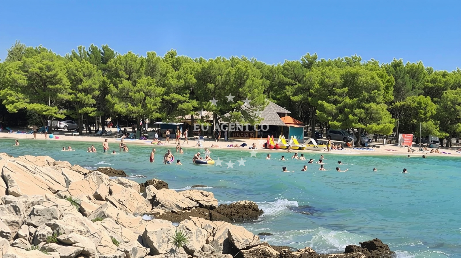 Additional view of Pilatusha beach in Ulica Brune Bušića 43 , Pakoštane