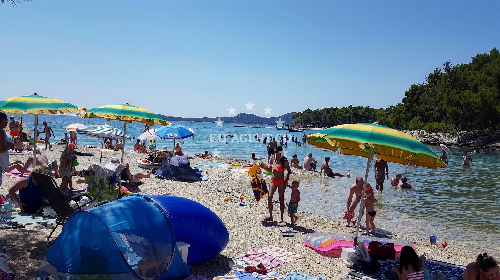 Additional view of Pilatusha beach in Ulica Brune Bušića 43 , Pakoštane