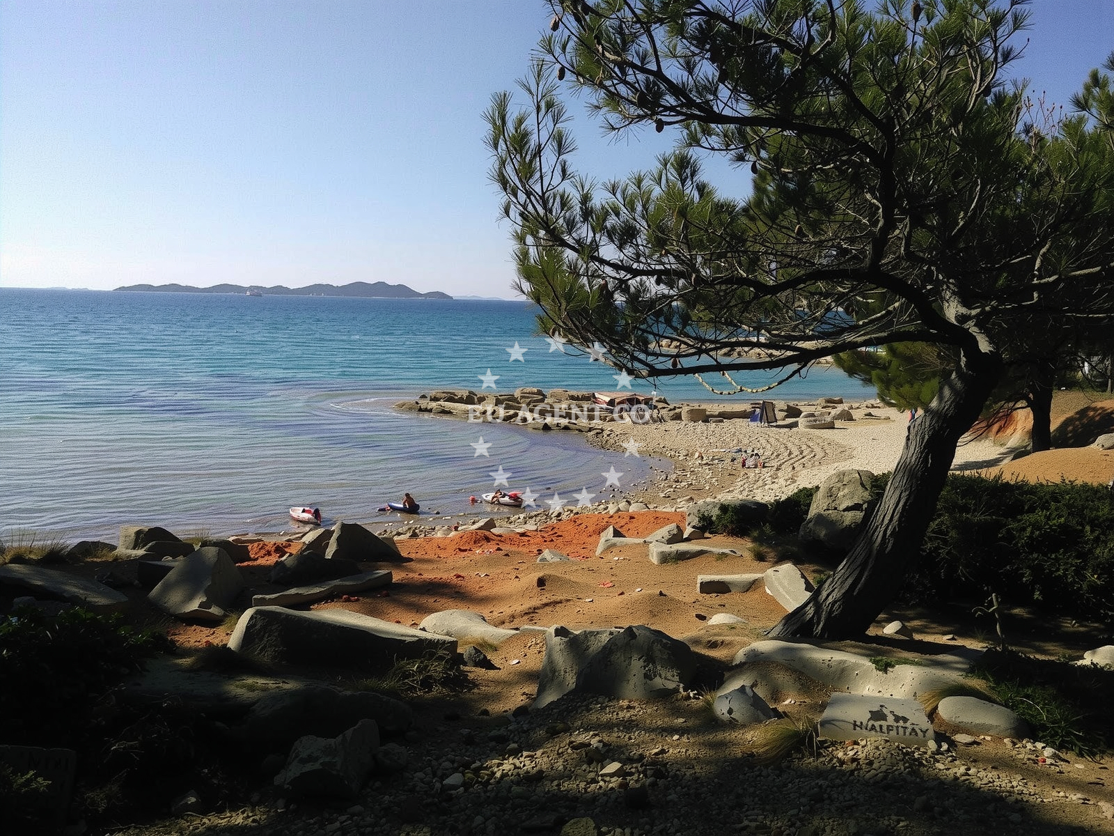 Additional view of Pilatusha beach II in Crvena Luka 1, Biograd na Moru