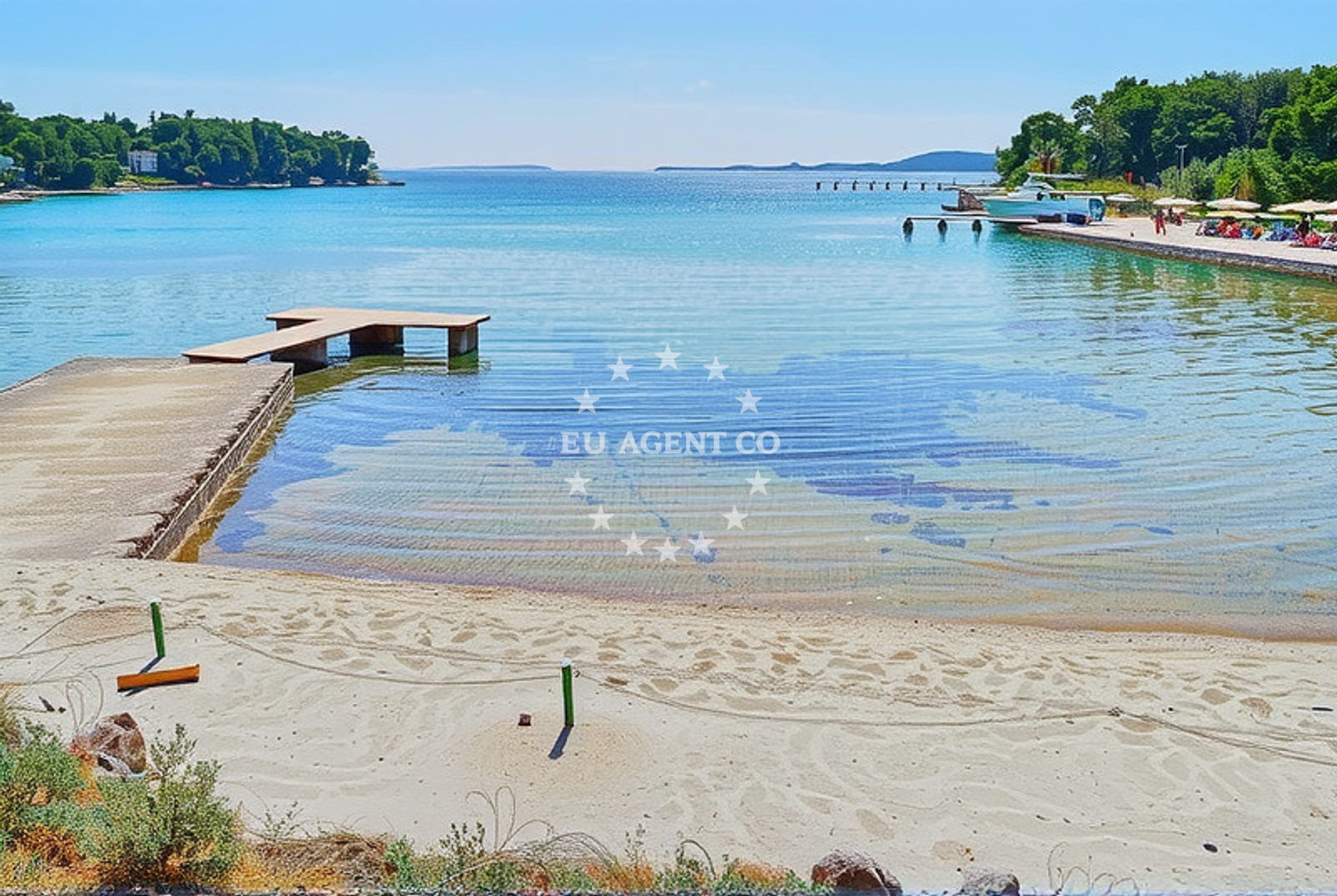 Additional view of Pilatusha beach II in Crvena Luka 1, Biograd na Moru