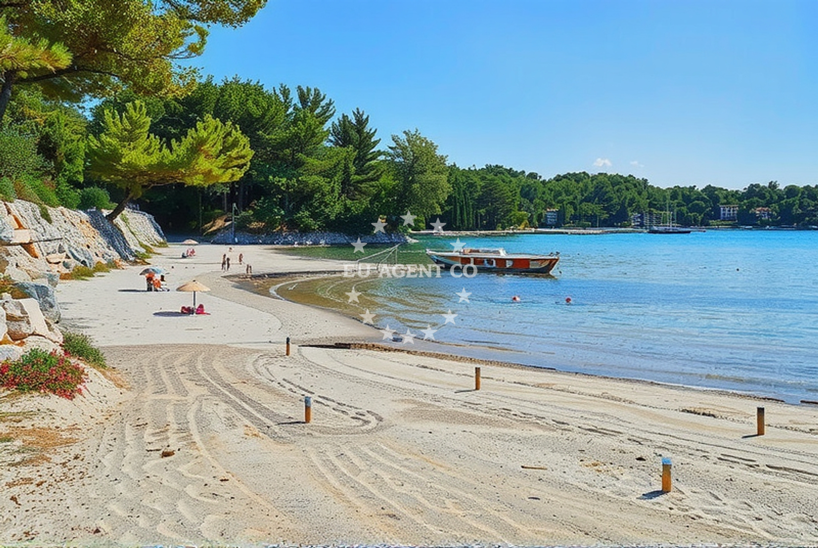 Additional view of Pilatusha beach II in Crvena Luka 1, Biograd na Moru
