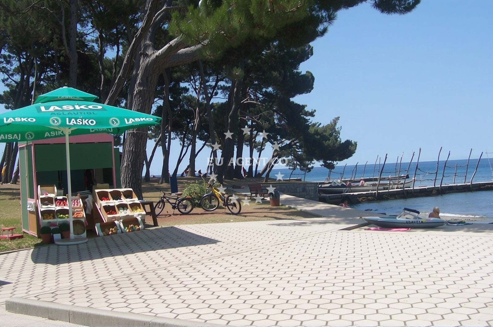 Additional view of Pineta beach in Pineta 1, Savudrija
