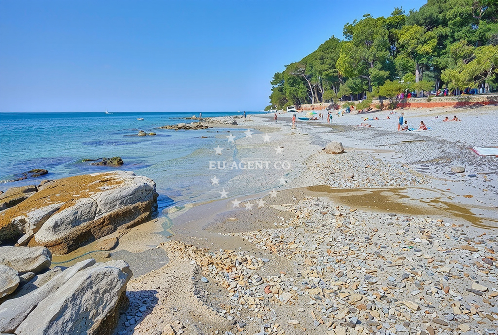 Additional view of Pineta beach in Pineta 1, Savudrija