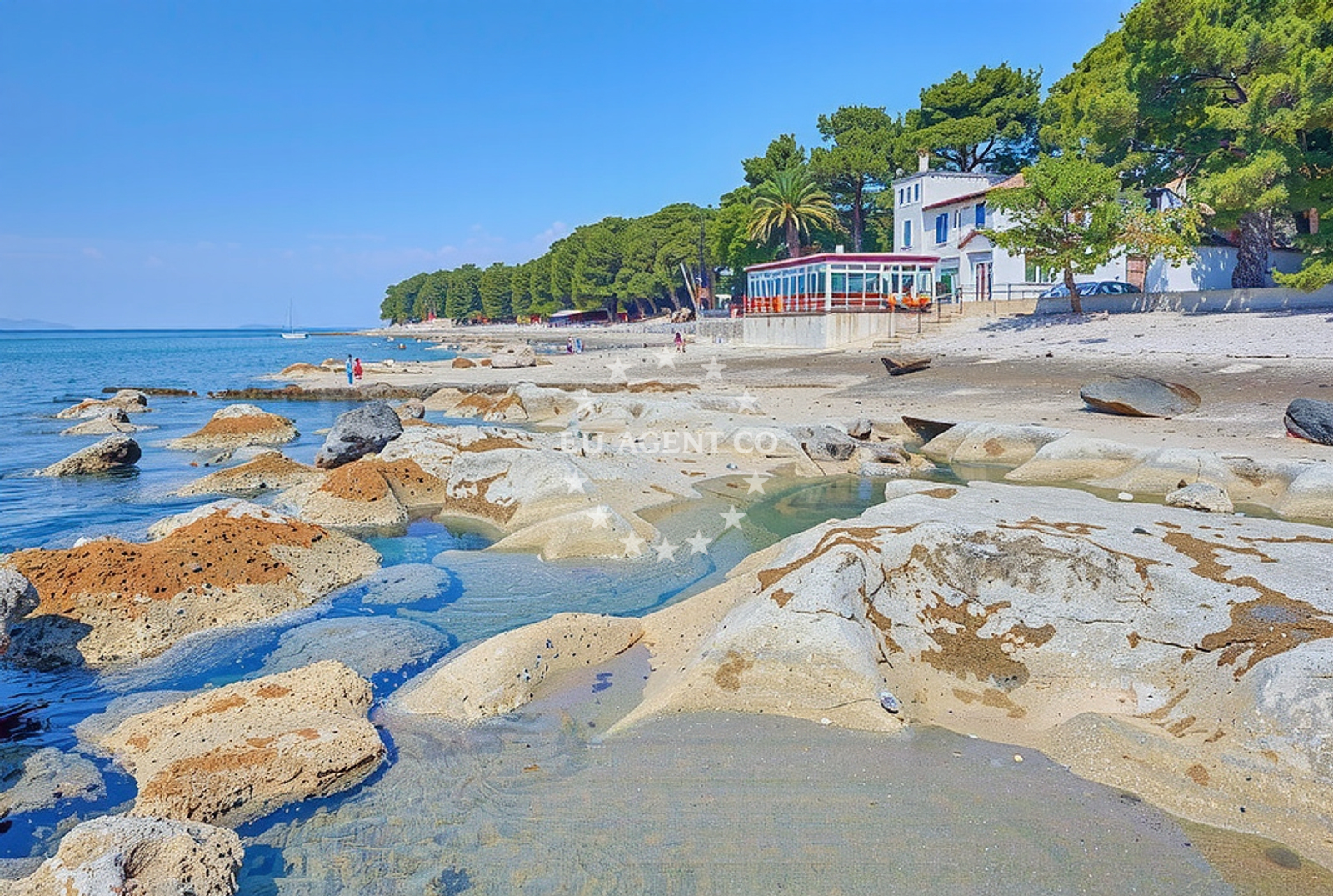 Additional view of Pineta beach in Pineta 1, Savudrija