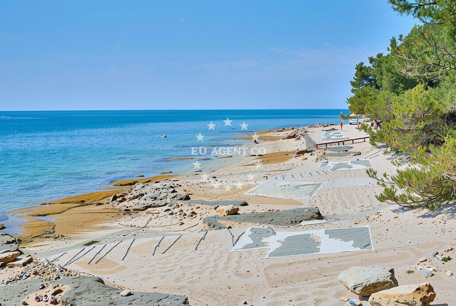 Additional view of Pineta beach in Pineta 1, Savudrija