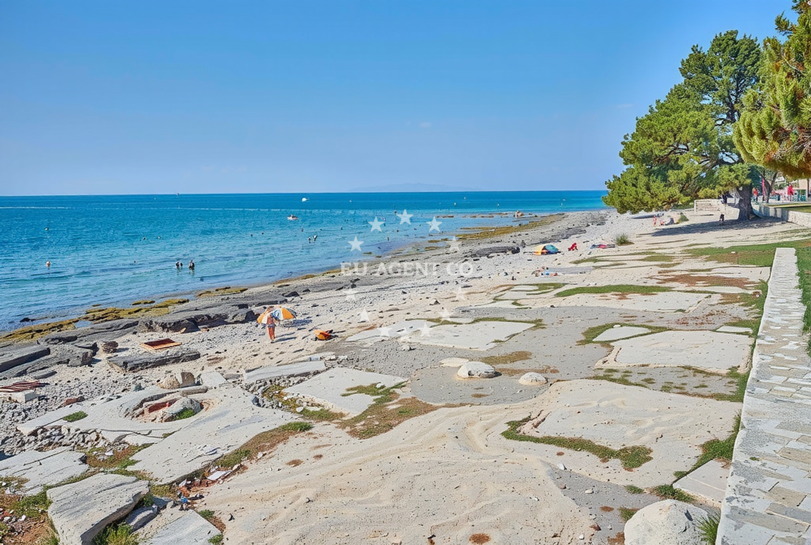 Additional view of Pineta beach in Pineta 1, Savudrija
