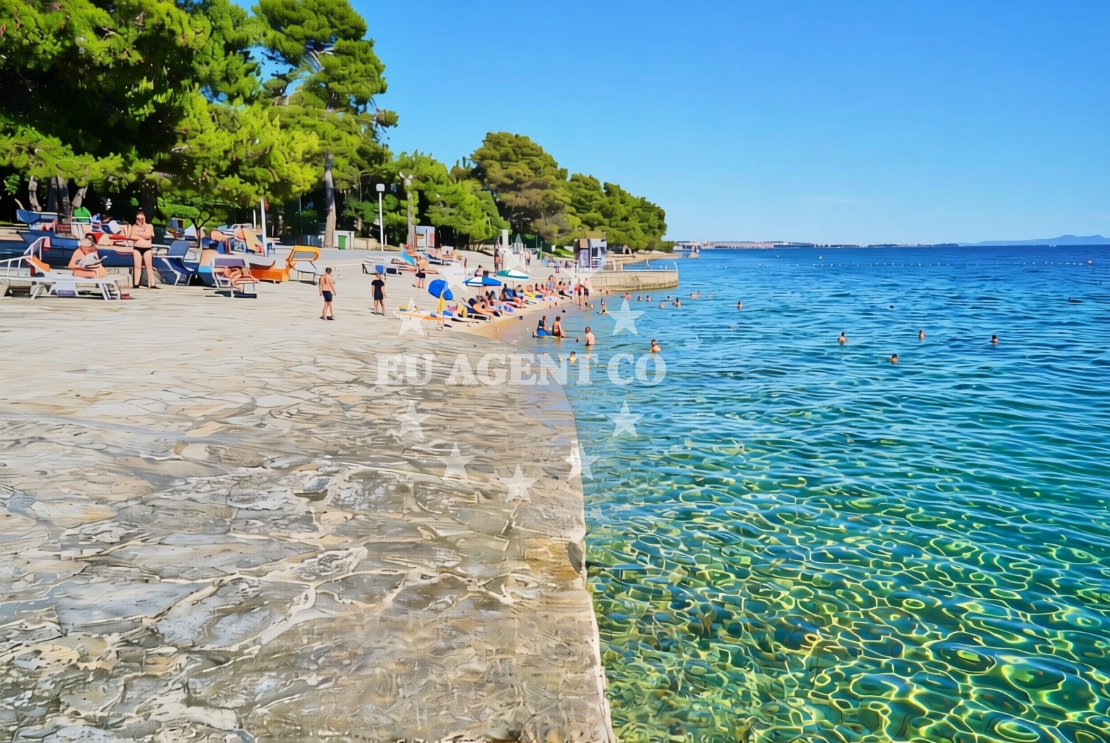 Additional view of Pinija, Petrčane Beach in Pinija