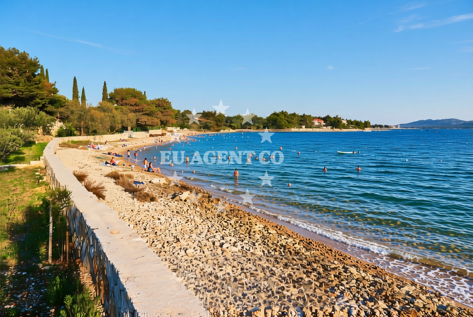 Overview of Pirovac: beaches and coves (6) in Pirovac