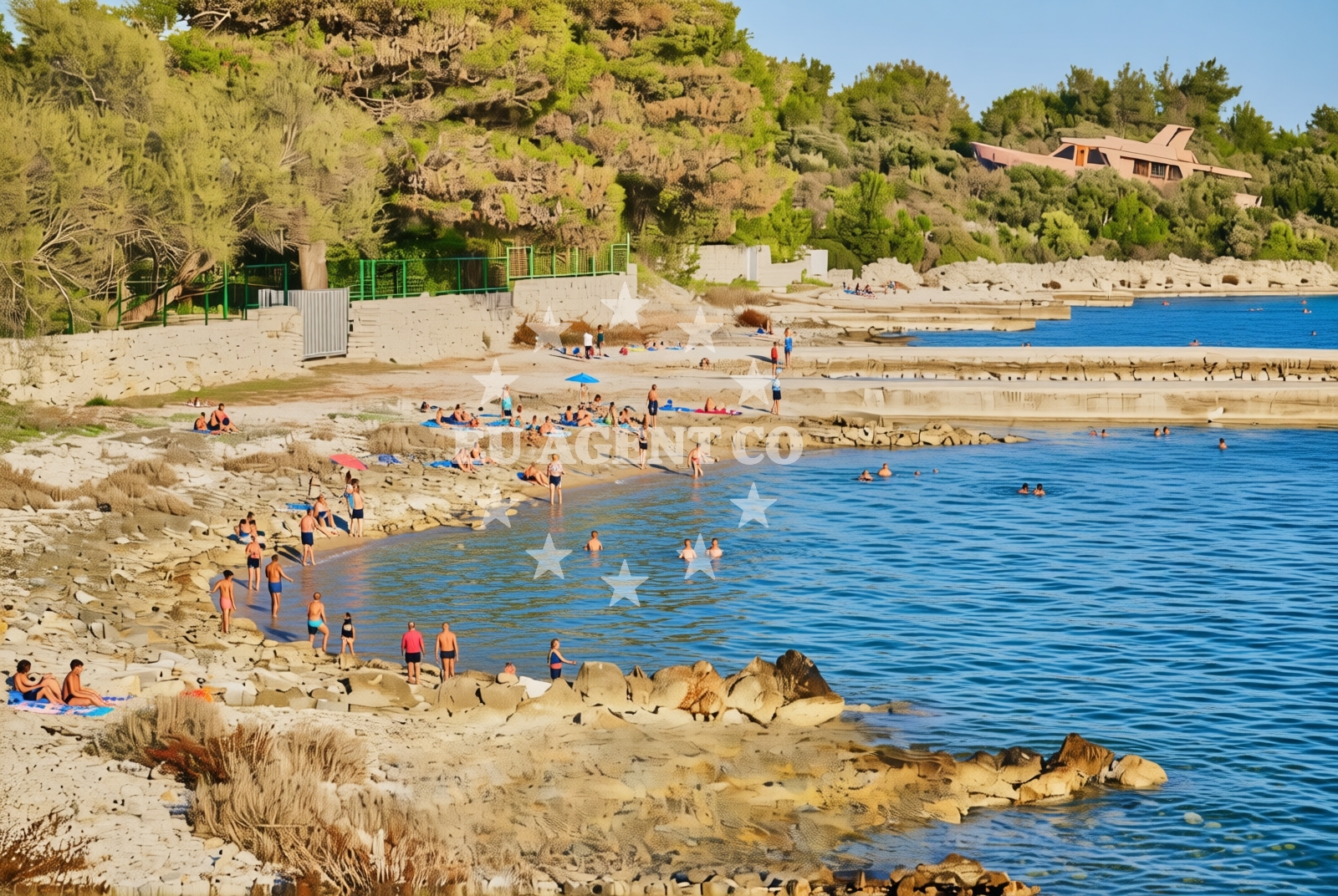 Sea and coastal view of Pirovac: beaches and coves (6) in Pirovac