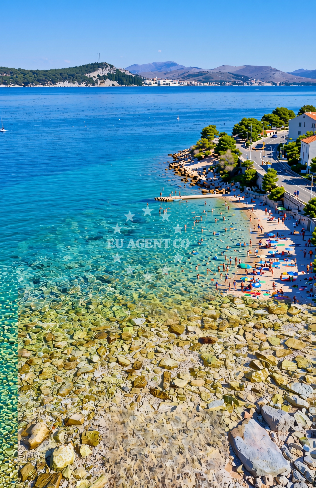 Additional view of Pisak, Krapanj (Krapanj) Beach in Pisak