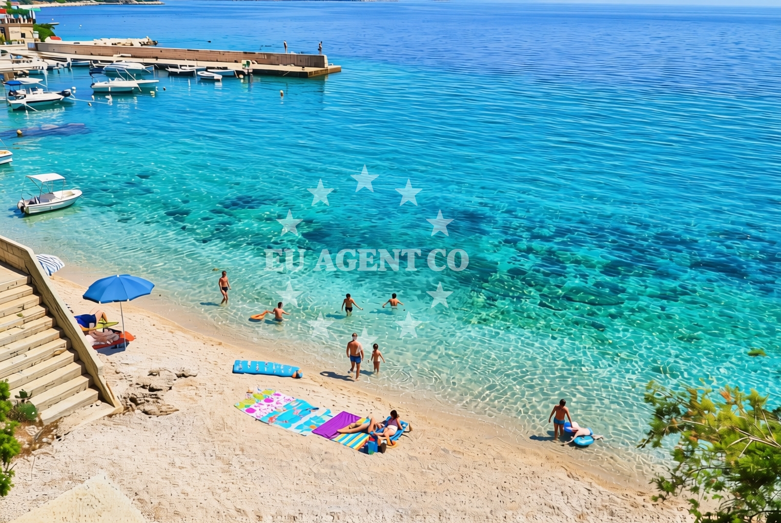 Overview of Pisak, Pisak Beach in Pisak
