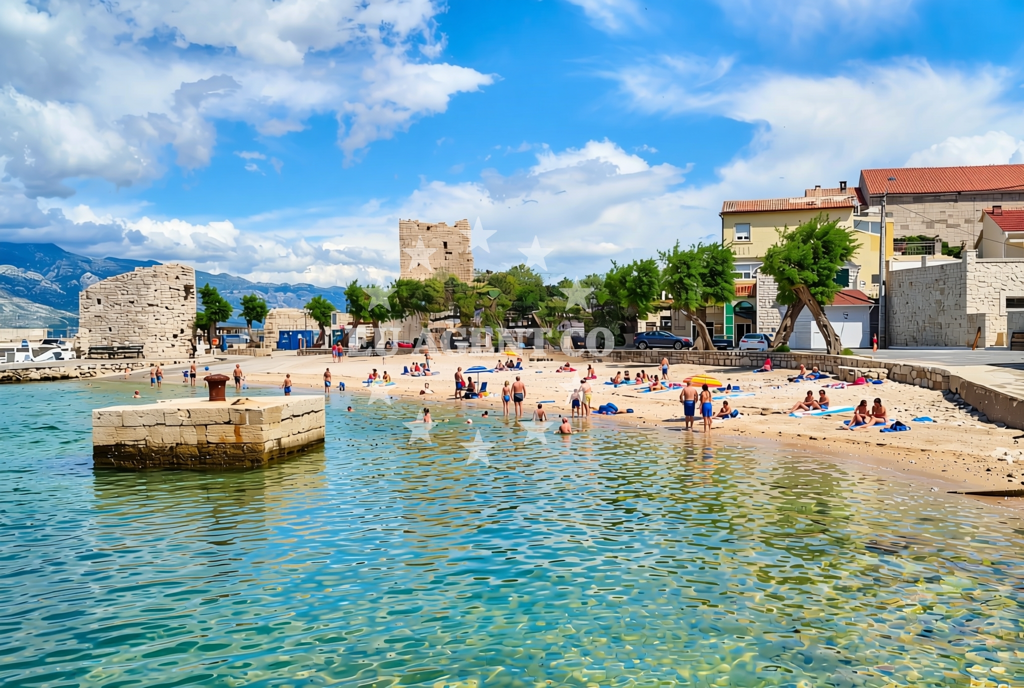 Additional view of Pisak, Ražanac Beach in Pisak