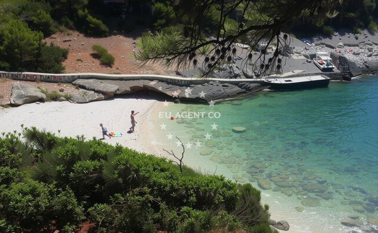 Additional view of Piscena beach in , Zarače