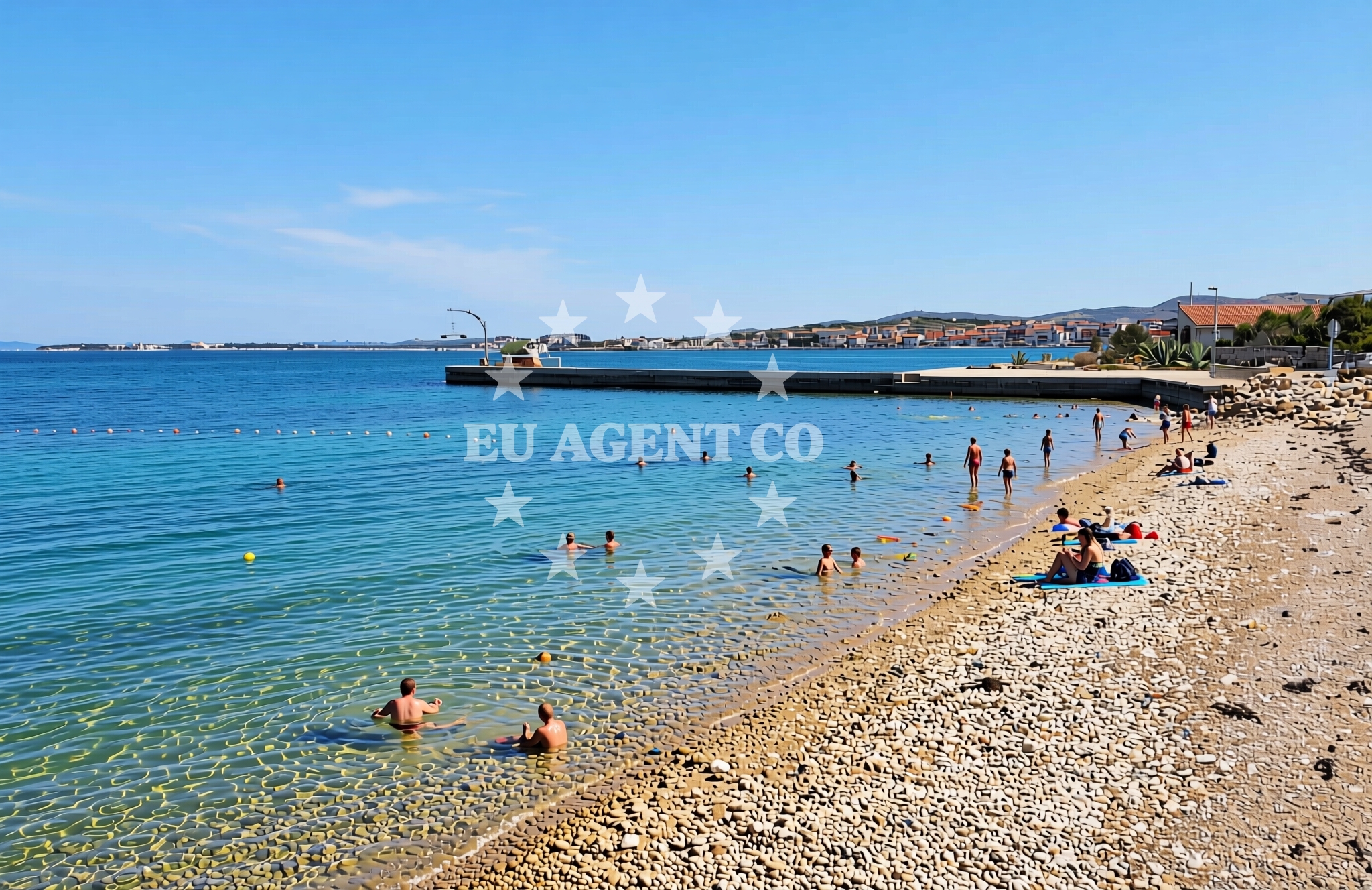 Additional view of Pješčana plaža, Krapanj (Krapanj) Beach in Pješčana plaža