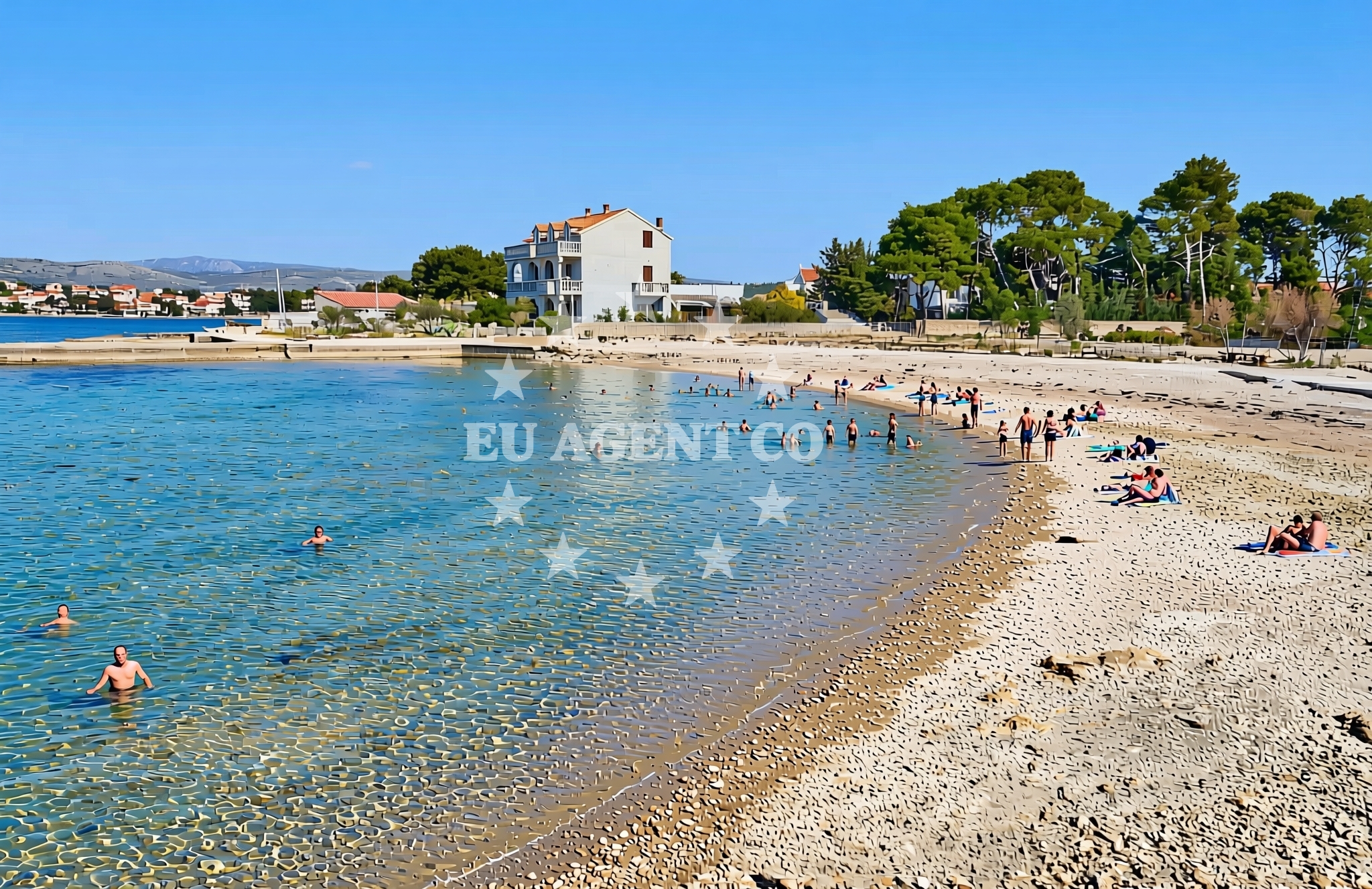 Additional view of Pješčana plaža, Krapanj (Krapanj) Beach in Pješčana plaža