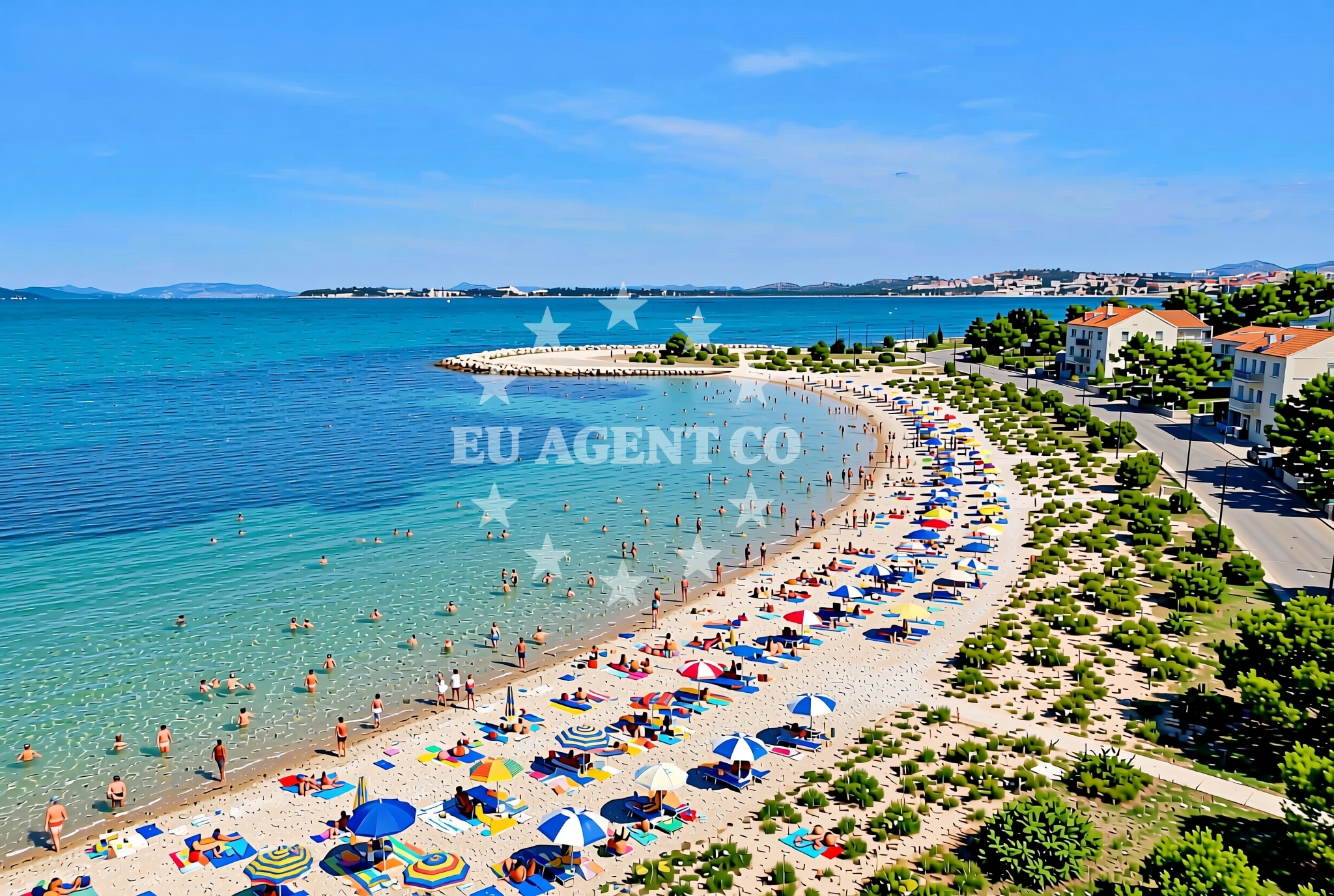 Additional view of Pješčana plaža, Krapanj (Krapanj) Beach in Pješčana plaža