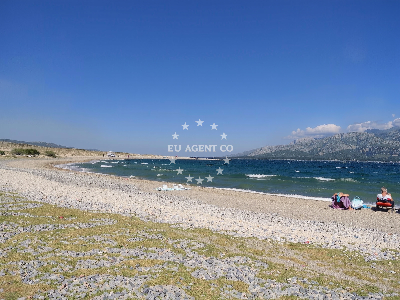 Sea and coastal view of Pjescana Rovanjska in 16 Zadarska ulica kuća, Rovanjska