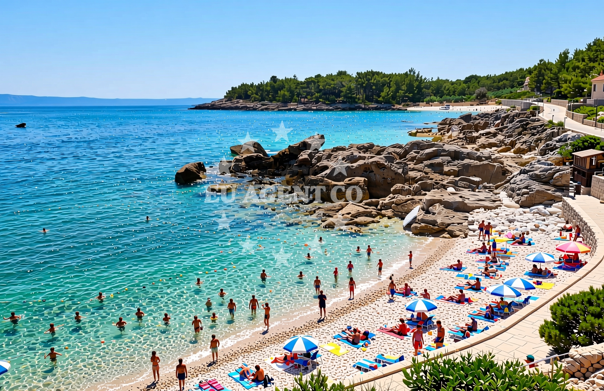 Additional view of Planik, Sumartin (Brač) Beach in Planik
