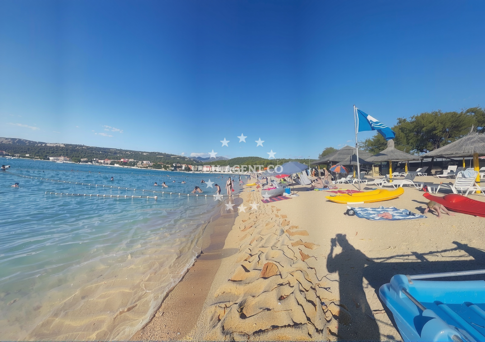 Additional view of Planjka Trincel beach in 7 Krnelje, Stara Novalja