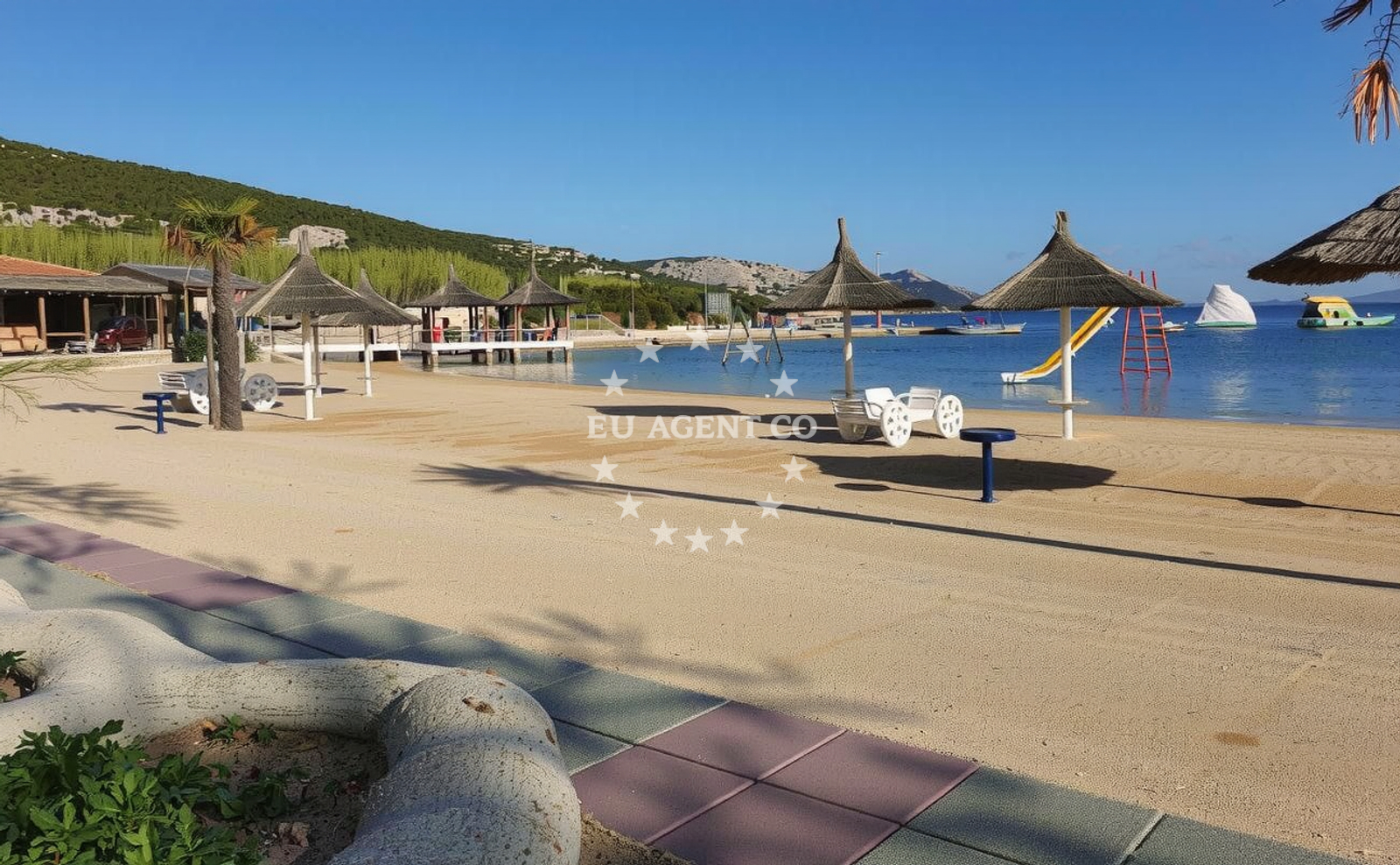 Additional view of Planjka Trincel beach in 7 Krnelje, Stara Novalja