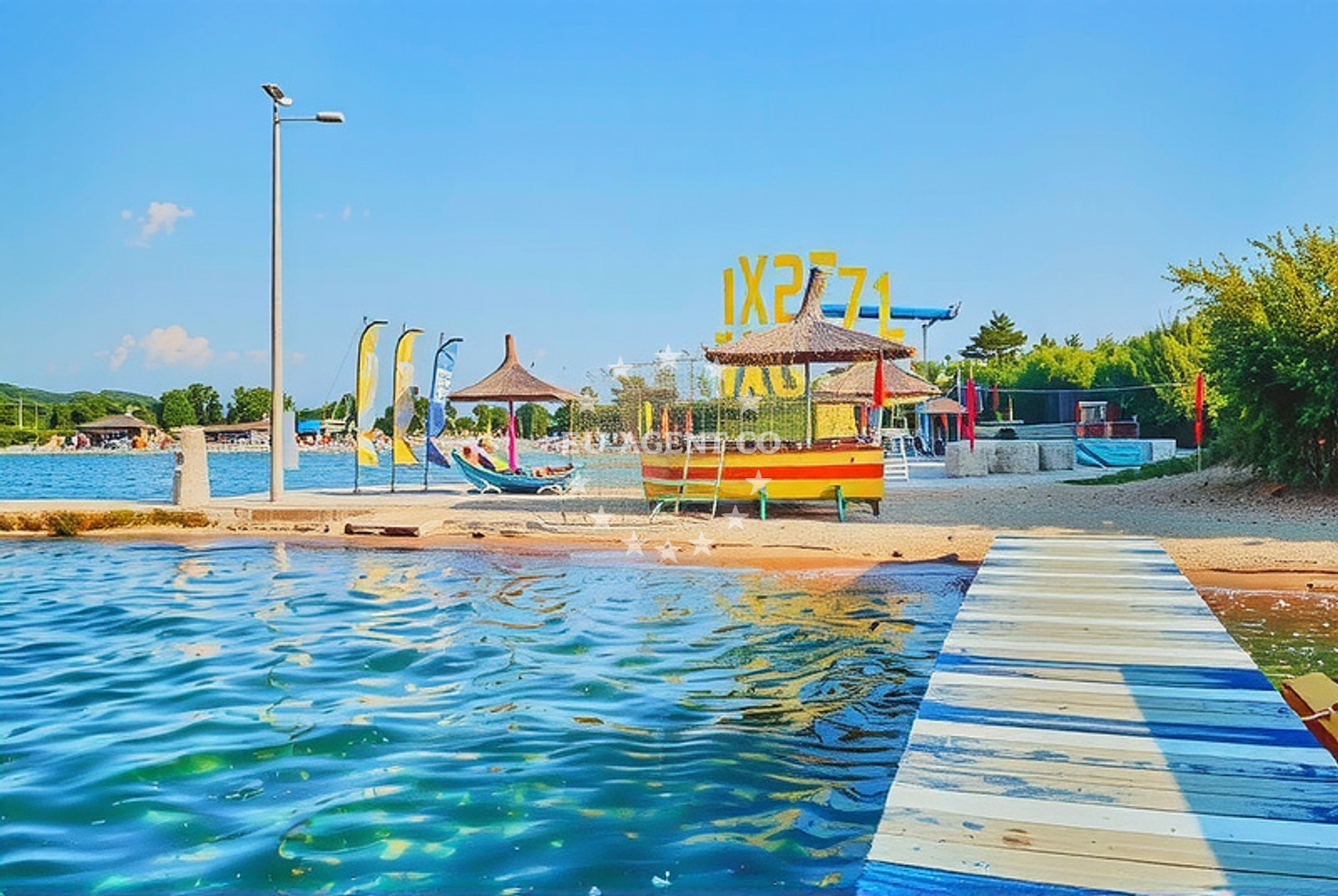 Additional view of Planjka Trincel beach in 7 Krnelje, Stara Novalja