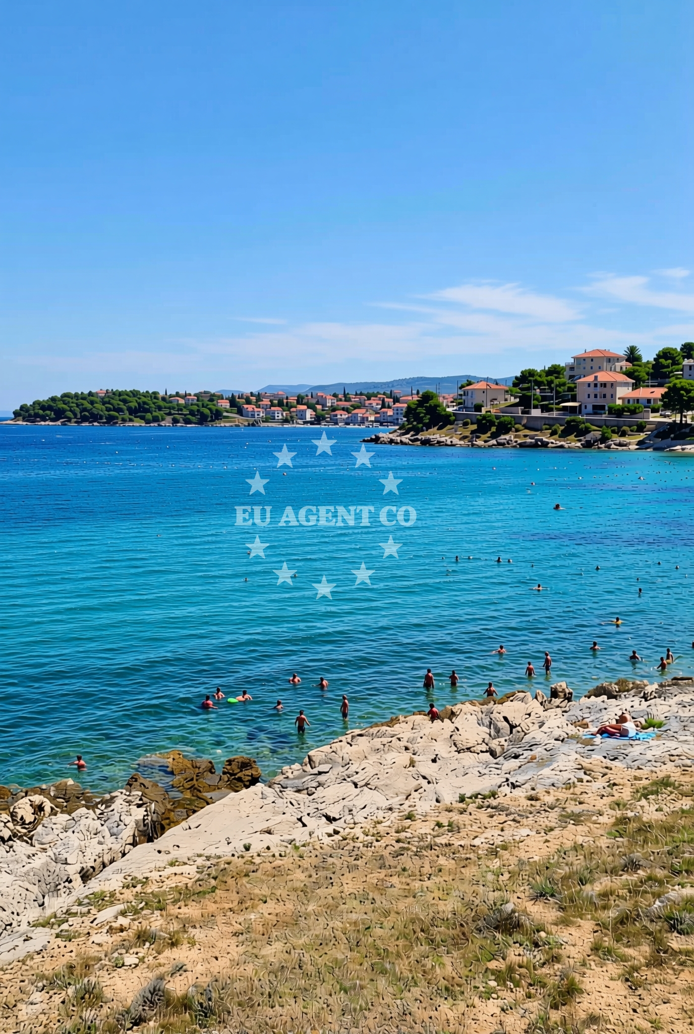 Additional view of Plati, Vrgada (Vrgada) Beach in Plati