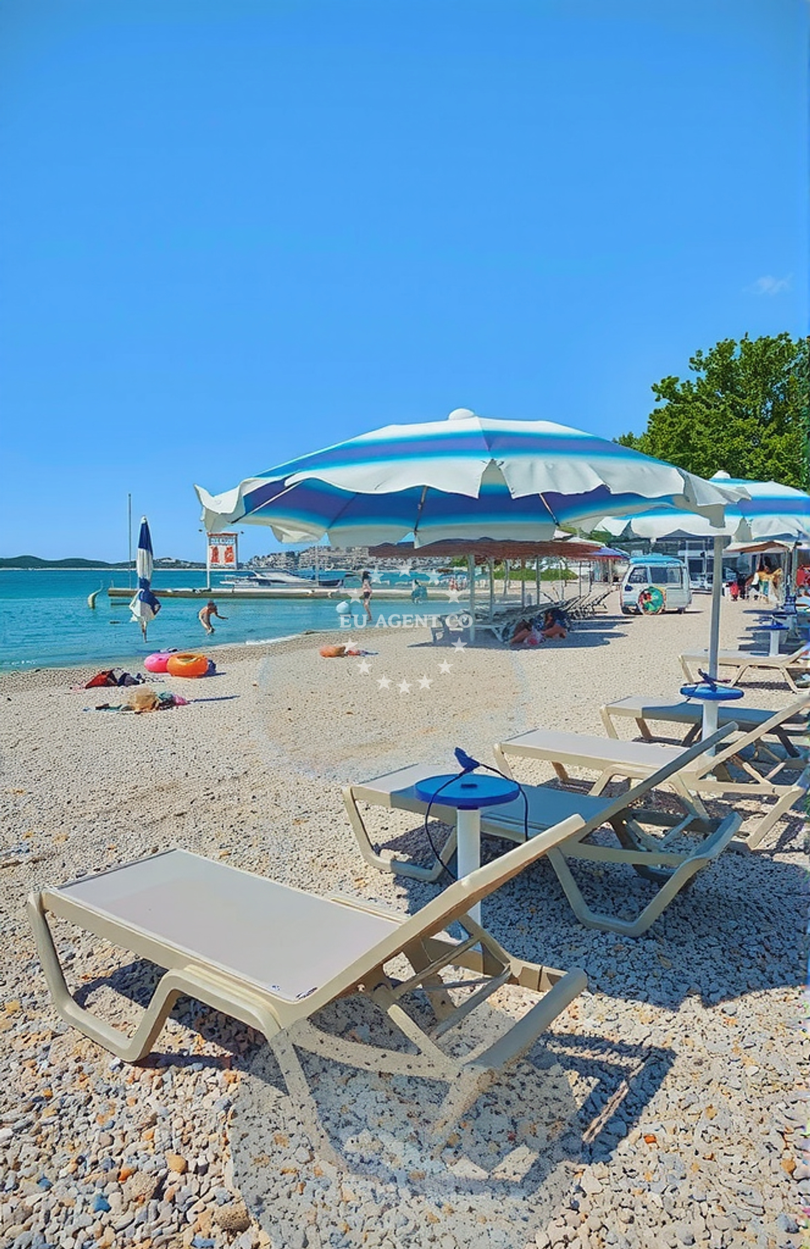 Additional view of Plava beach in 10 Ulica Blata, Vodice