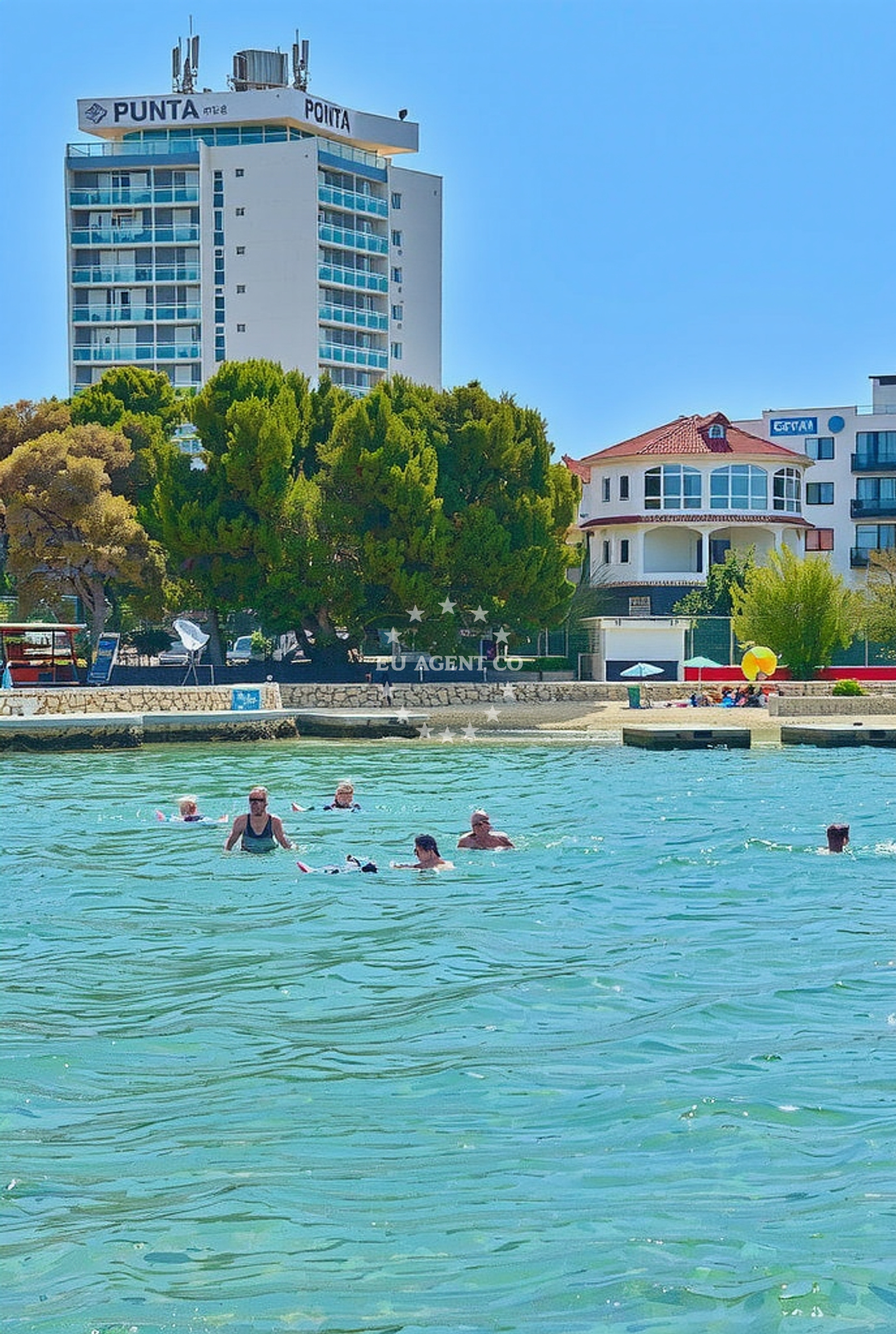 Additional view of Plava beach in 10 Ulica Blata, Vodice