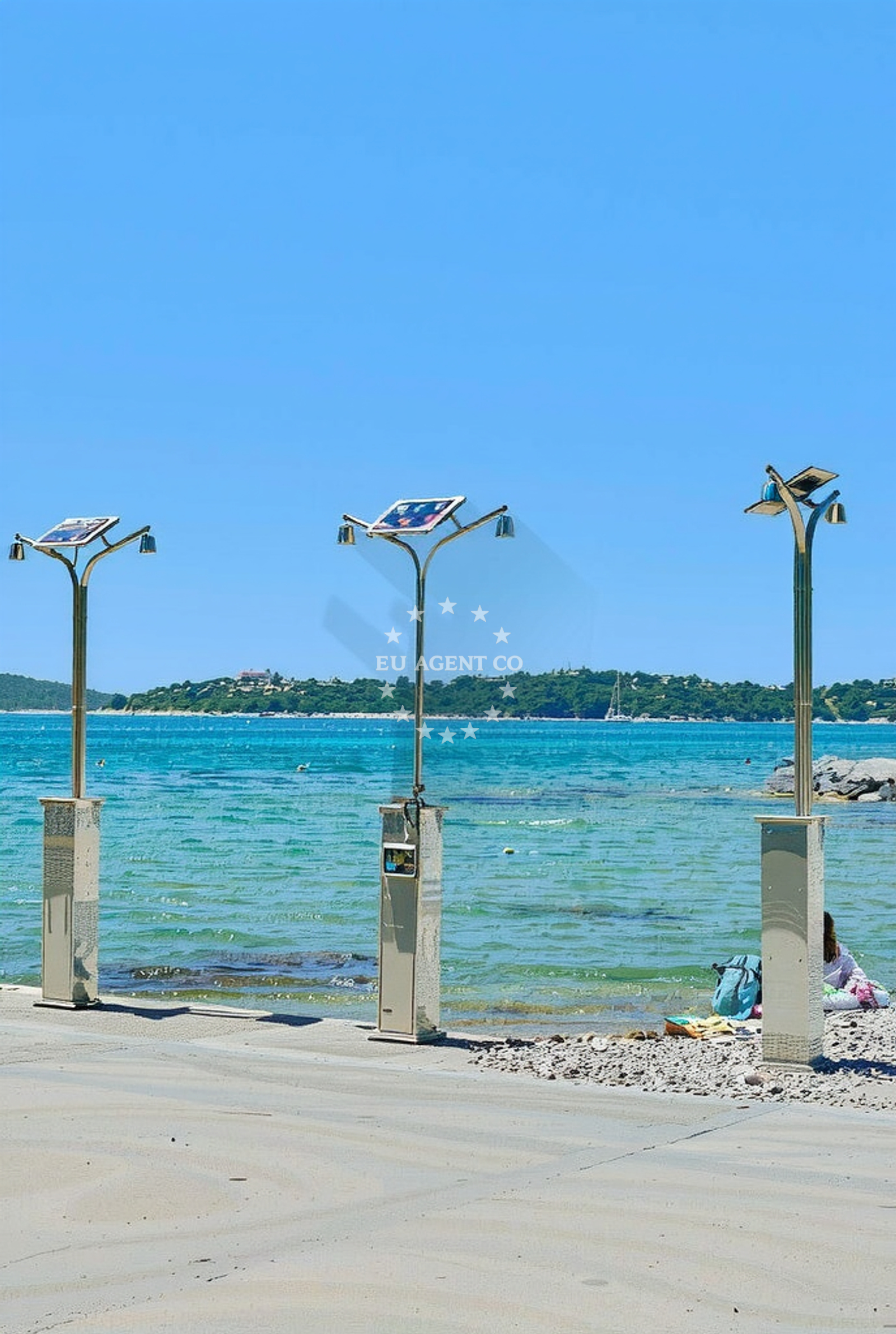 Additional view of Plava beach in 10 Ulica Blata, Vodice