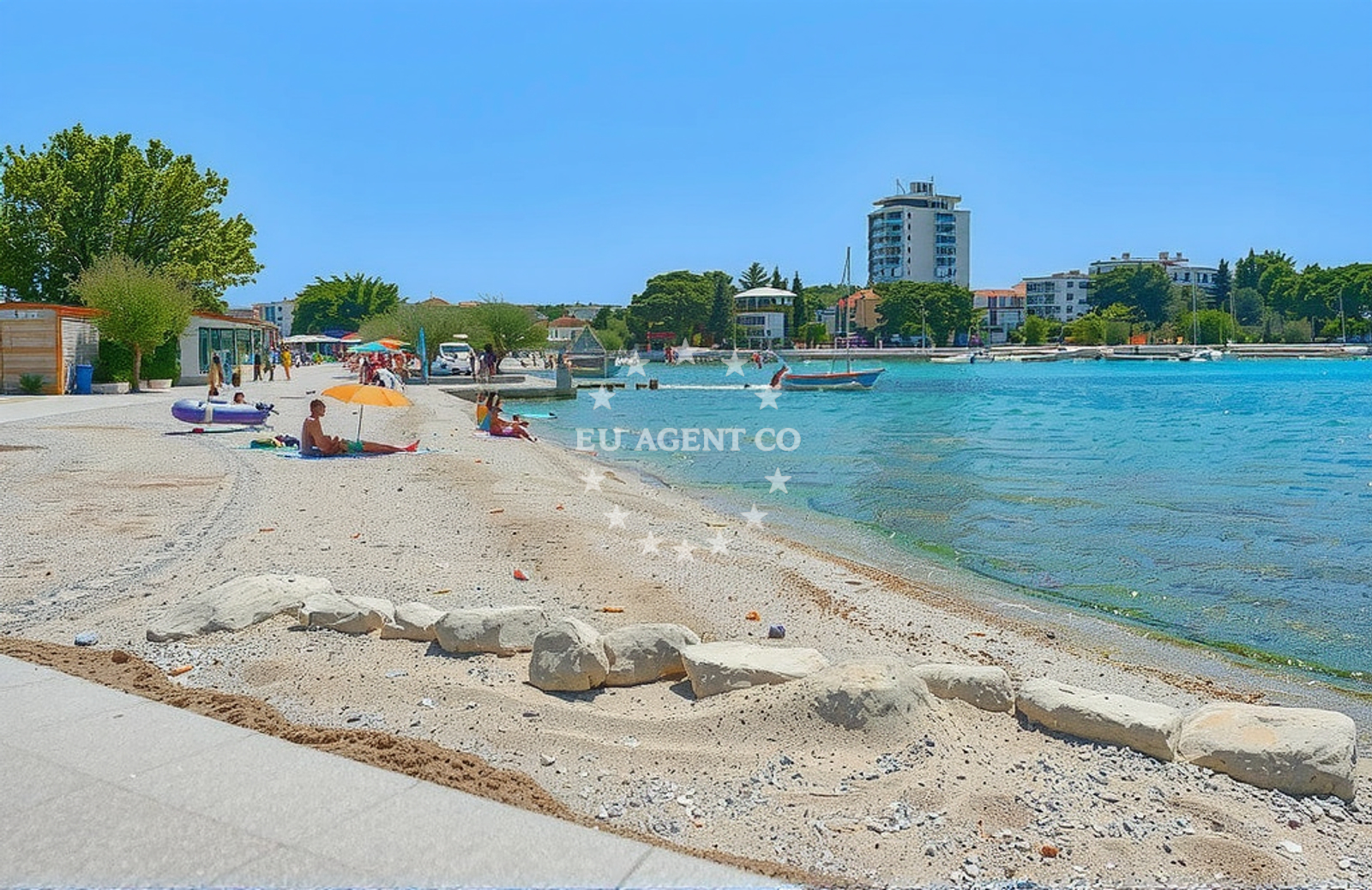 Additional view of Plava beach in 10 Ulica Blata, Vodice